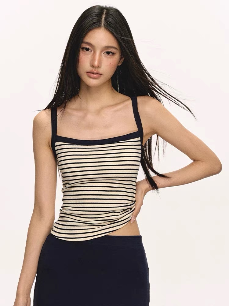Delly Stripe Knit Top
