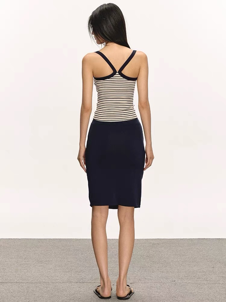 Delly Stripe Knit Top