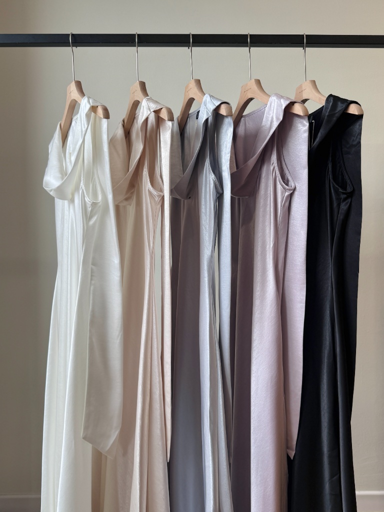 Yuko Satin Dress