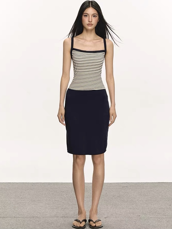 Delly Stripe Knit Top