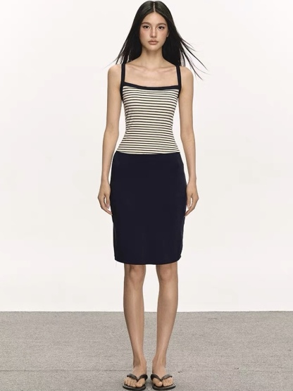 Delly Stripe Knit Top