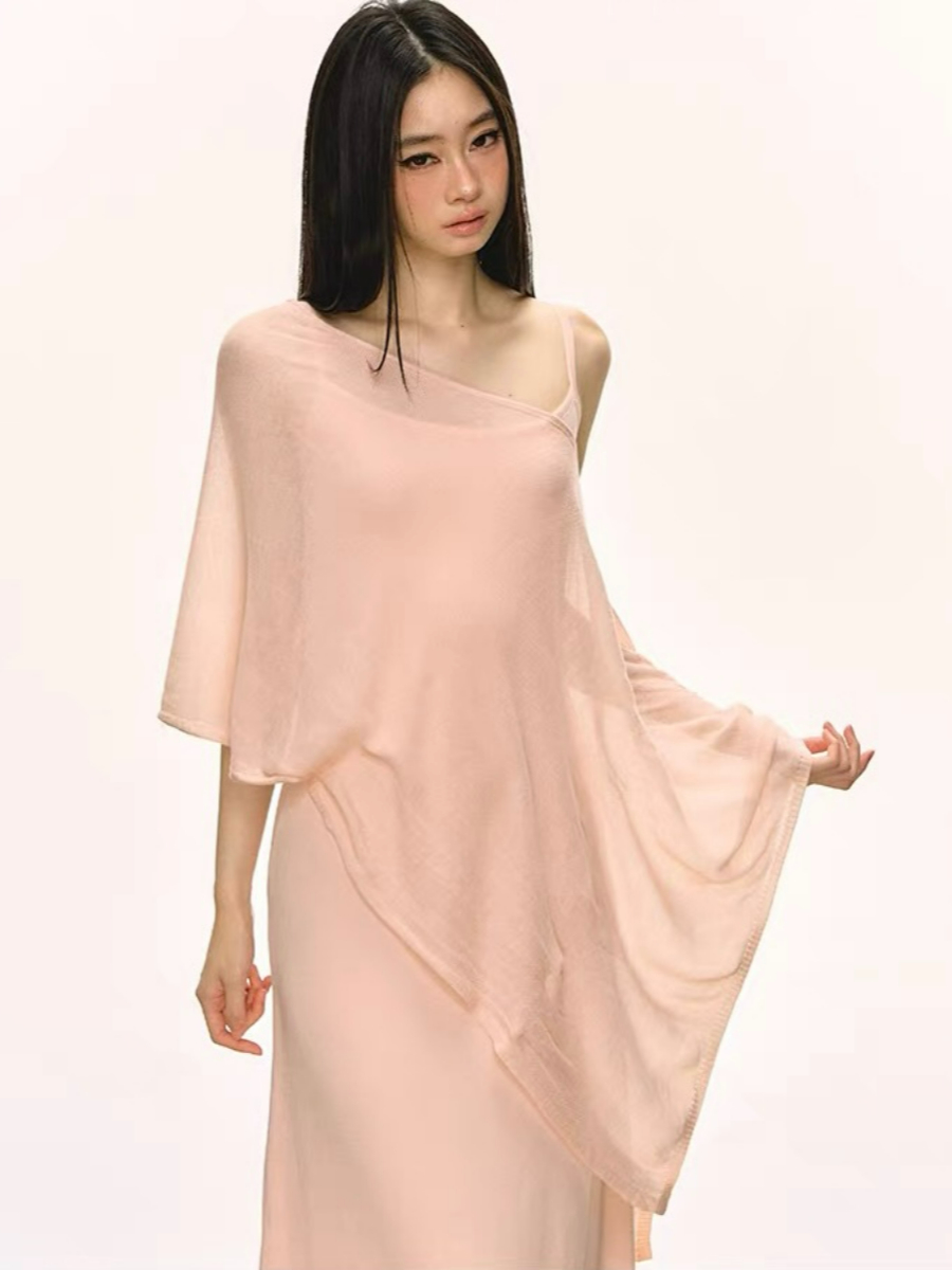 Dalyna Maxi Dress with Tulle Tunic