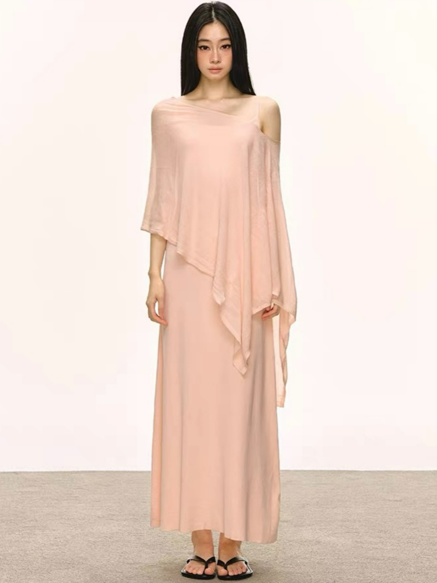 Dalyna Maxi Dress with Tulle Tunic