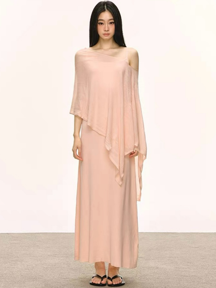 Dalyna Maxi Dress with Tulle Tunic