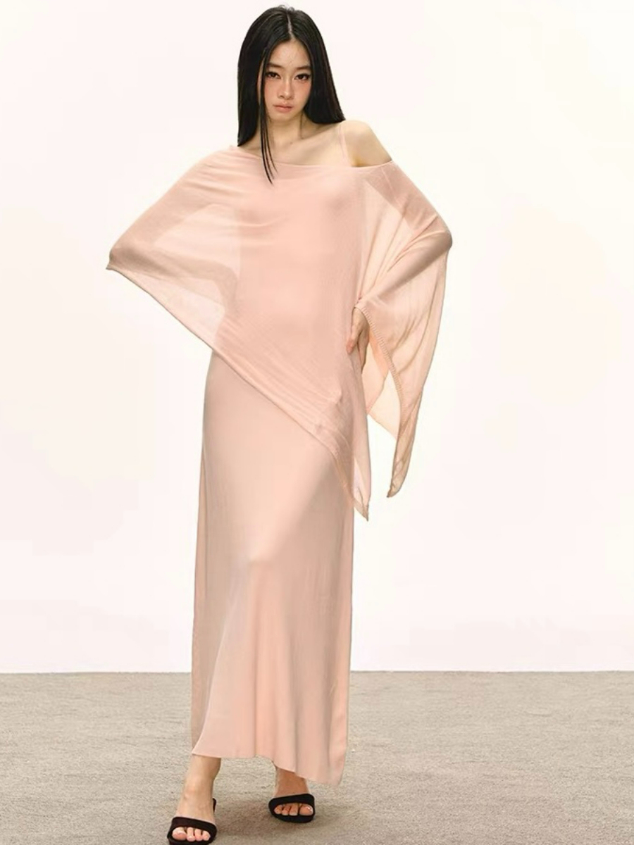 Dalyna Maxi Dress with Tulle Tunic