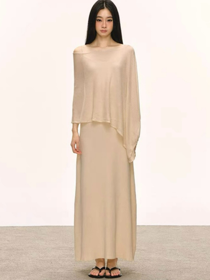 Dalyna Maxi Dress with Tulle Tunic