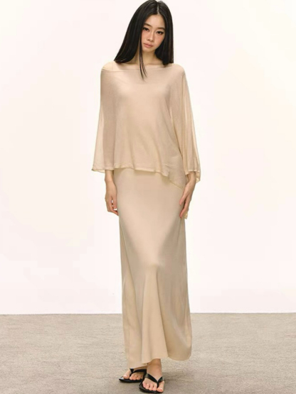 Dalyna Maxi Dress with Tulle Tunic