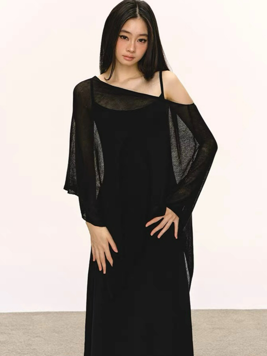 Dalyna Maxi Dress with Tulle Tunic