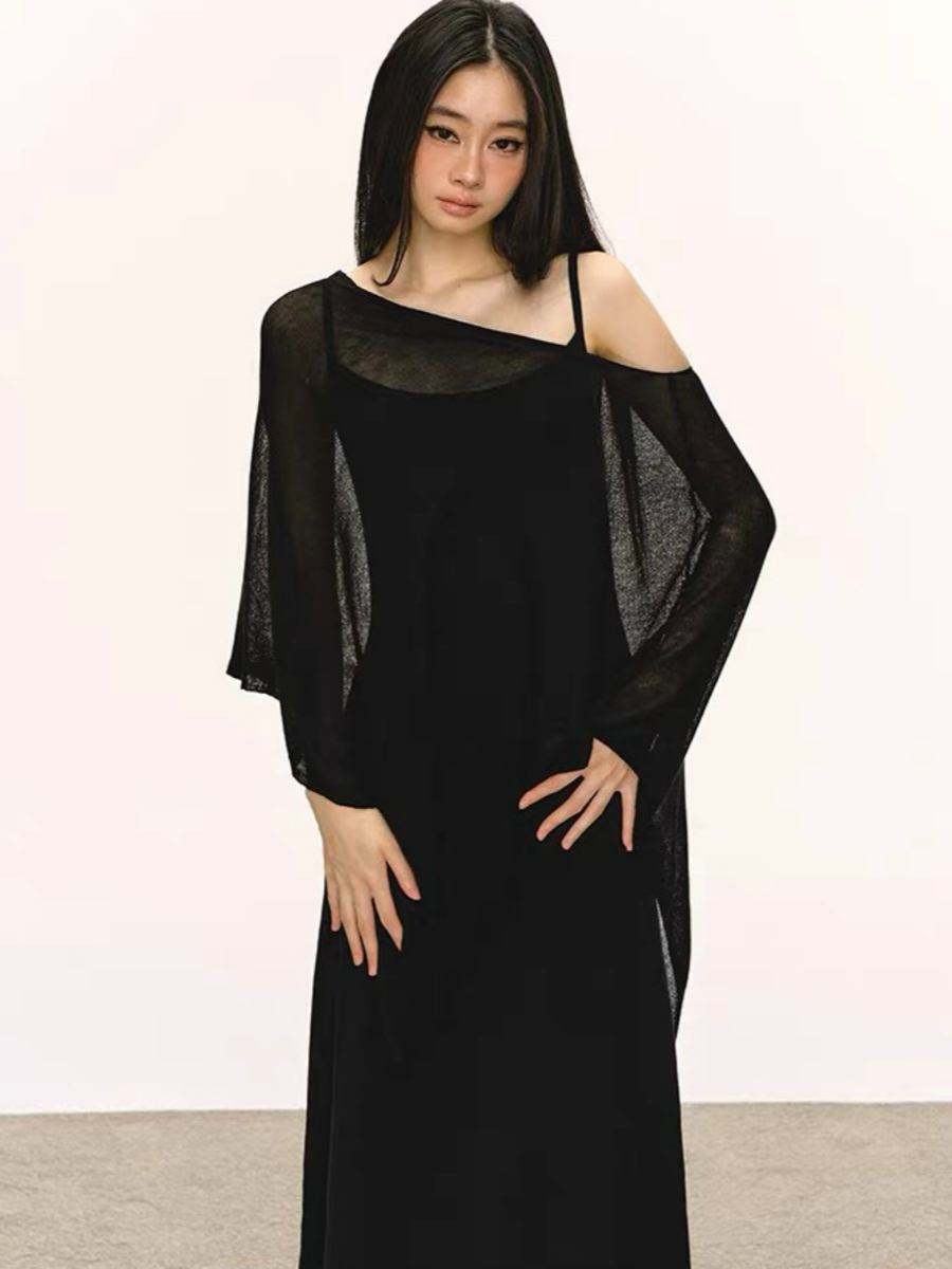 Dalyna Maxi Dress with Tulle Tunic