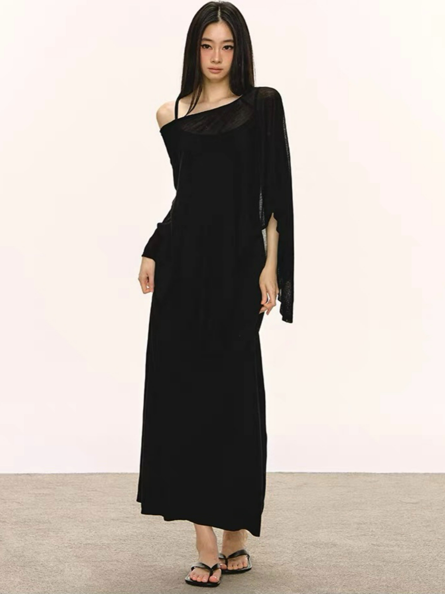Dalyna Maxi Dress with Tulle Tunic