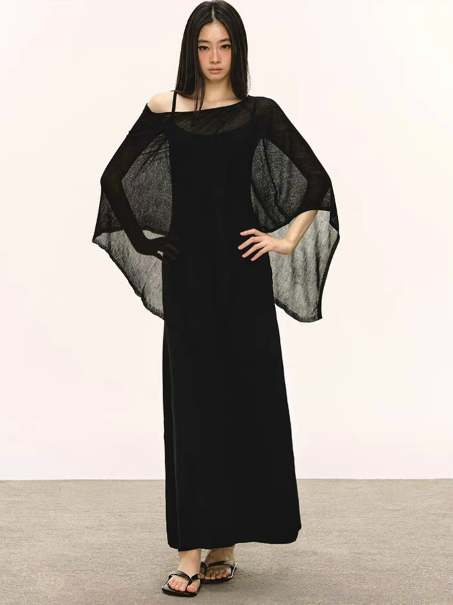 Dalyna Maxi Dress with Tulle Tunic