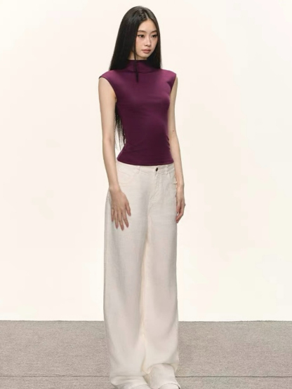 Dave Cap Sleeve Knit Top