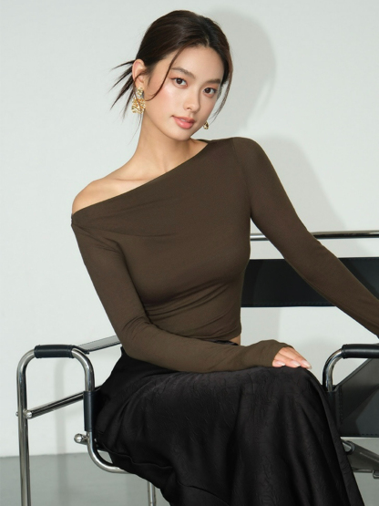 Bailey Satin Mermaid Skirt-The Black Bow-