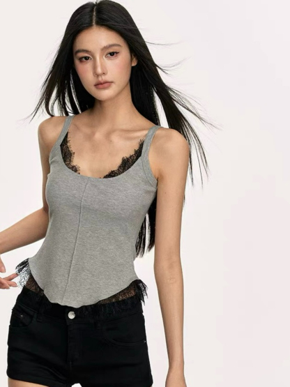 Dahlia  Lacey Trim Top