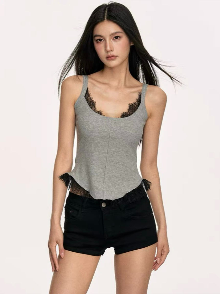 Dahlia  Lacey Trim Top