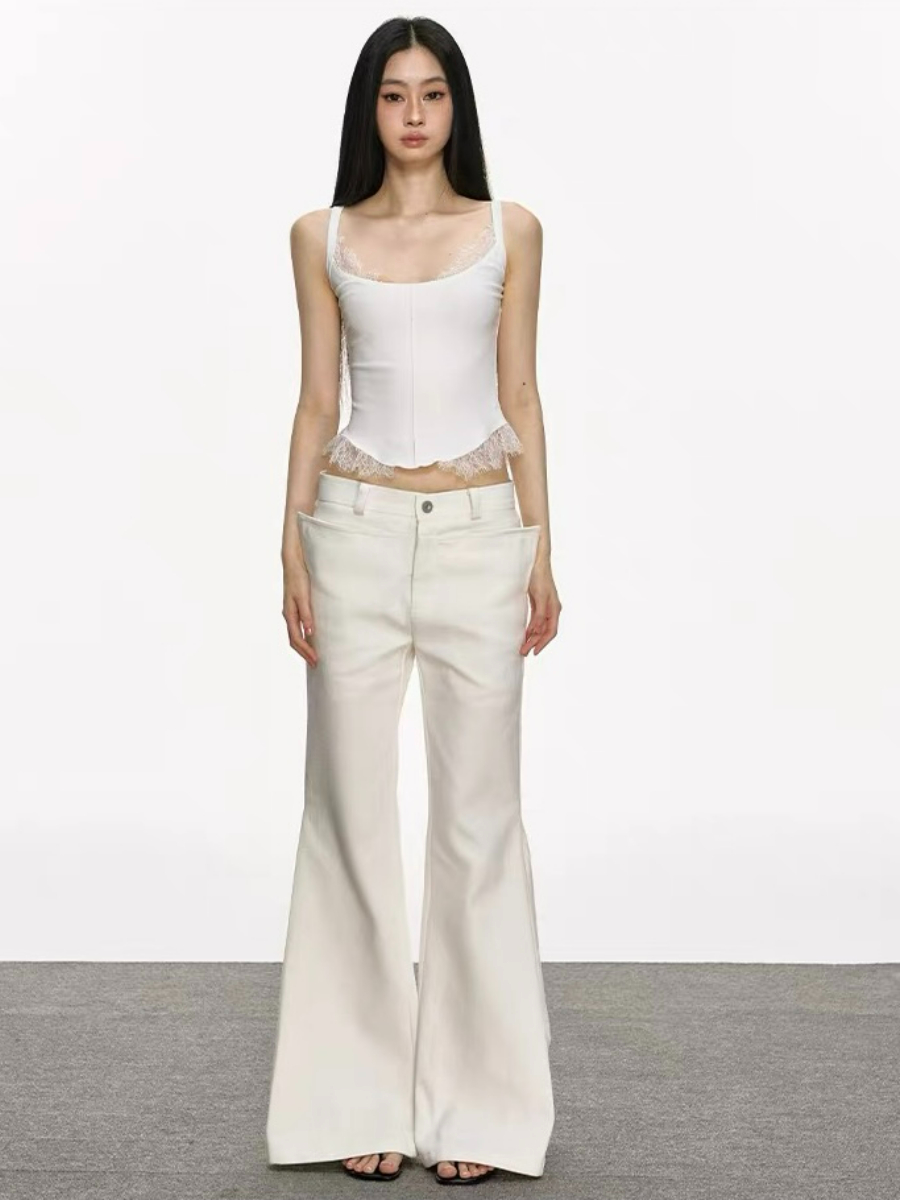 Dahlia  Lacey Trim Top