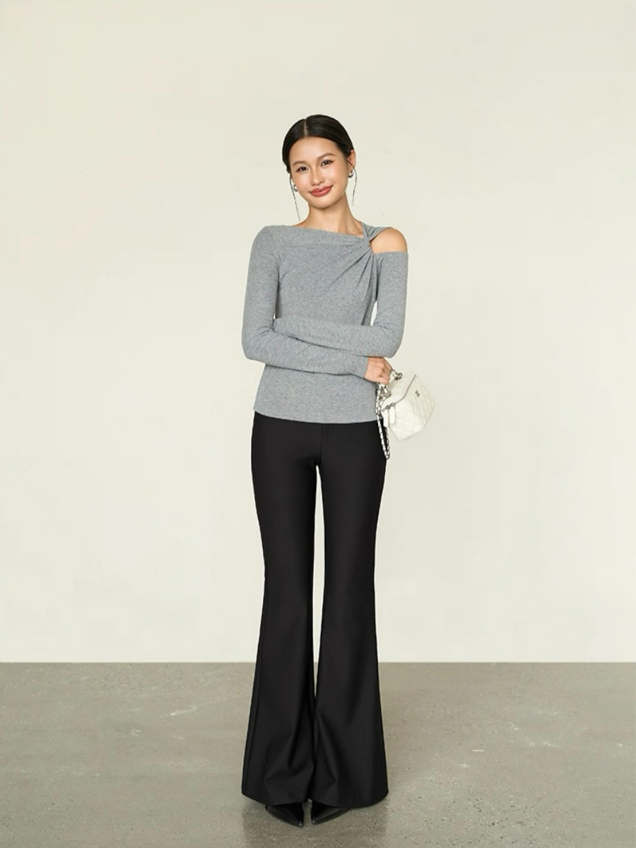 Lauryn Asymmetric Neck Line Top