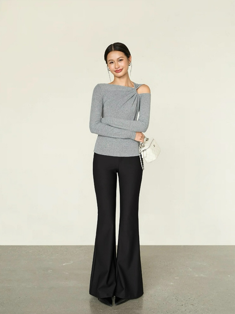 Lauryn Asymmetric Neck Line Top