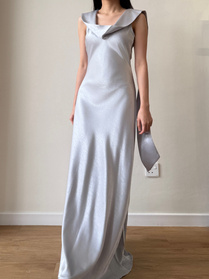 Yuko Satin Dress