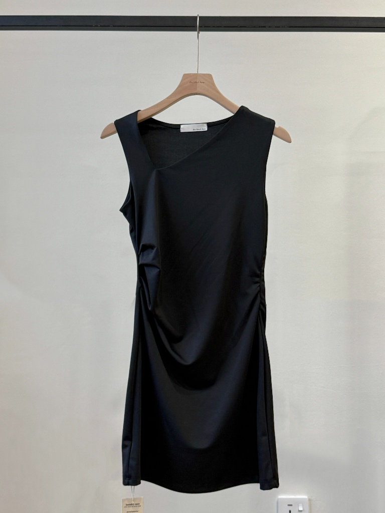 Manila Asymmetric Neckline Dress (Discounted-S size)
