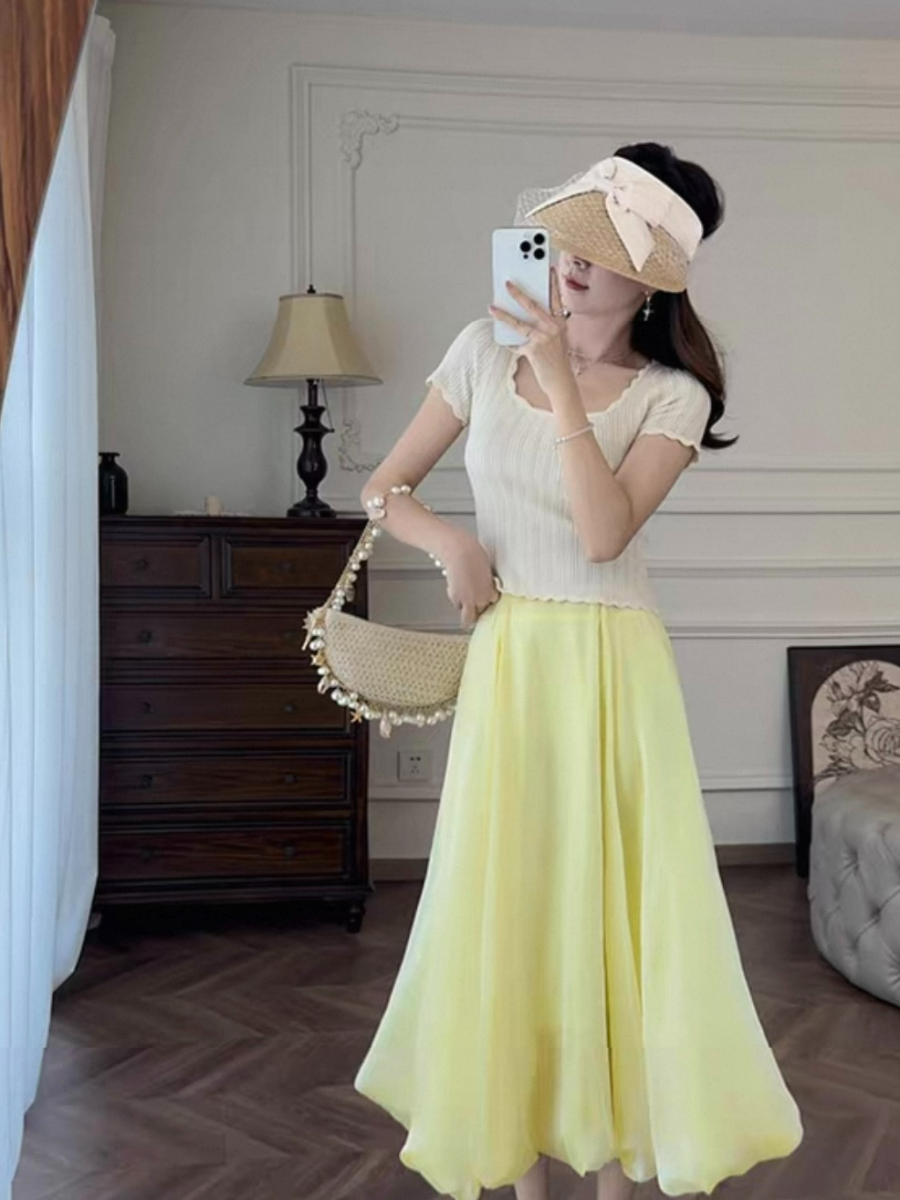 Jenny Crochet Knit Top