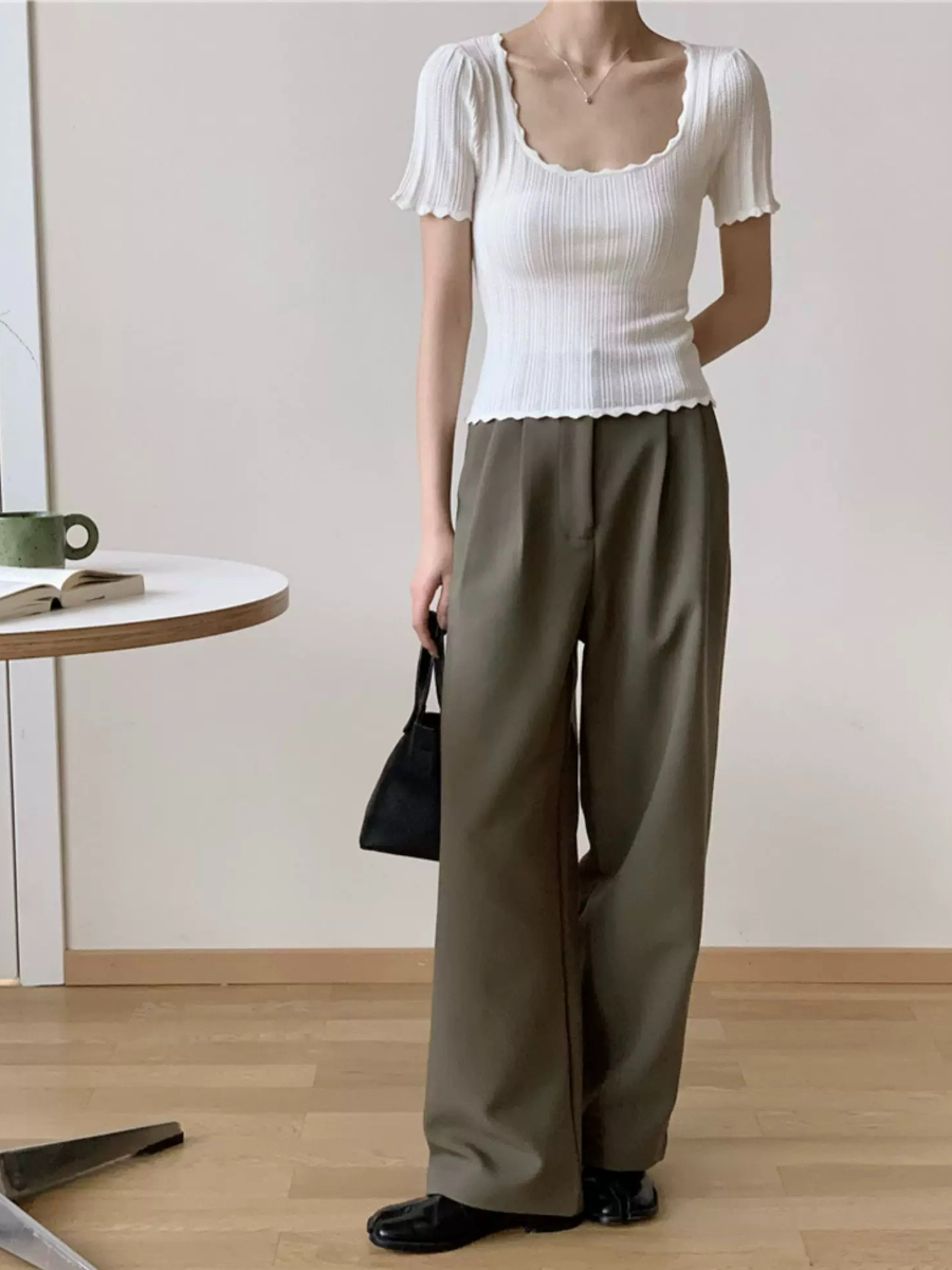 Jenny Crochet Knit Top