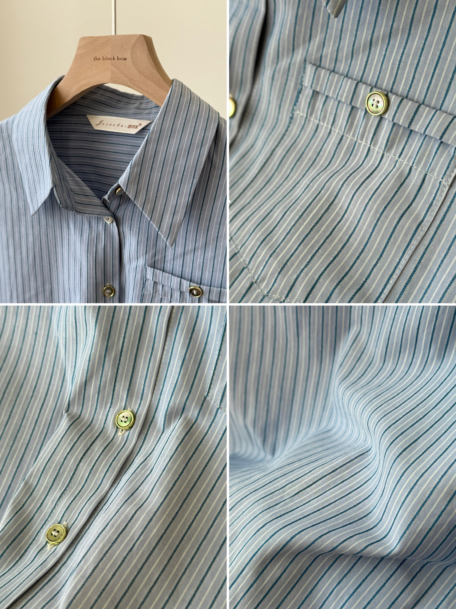 Mann Stripe Shirt (Discounted-M size)