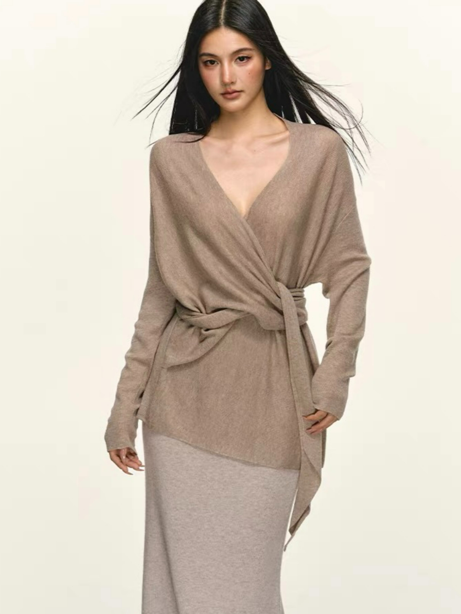 Dearra Tie Up Top & Skirt Set