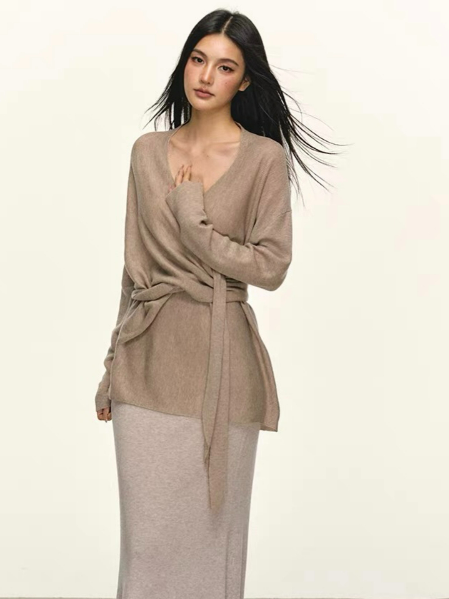 Dearra Tie Up Top & Skirt Set