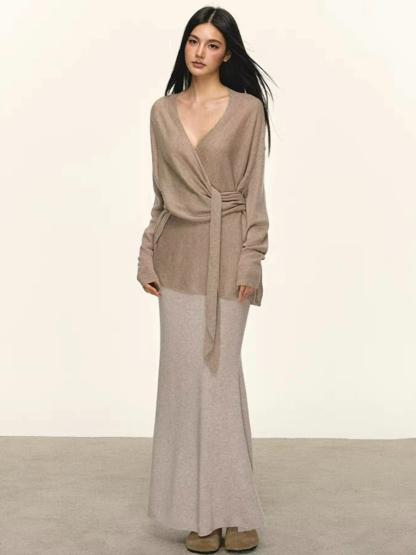 Dearra Tie Up Top & Skirt Set