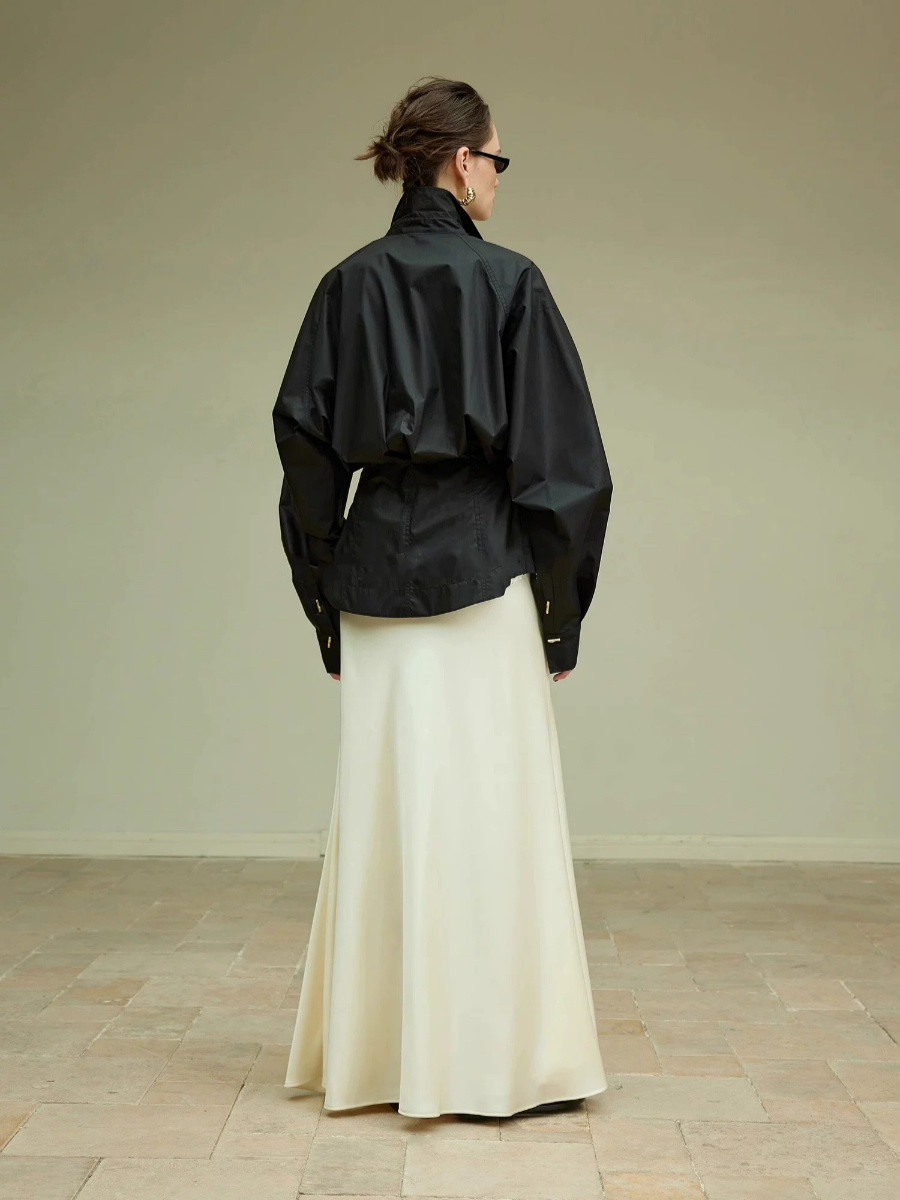 Yesania Waist Ruched Tailored Shirt (POS)