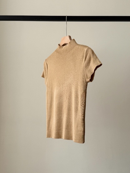 Nely Cap Sleeve Knit Top (Discounted-Free size)