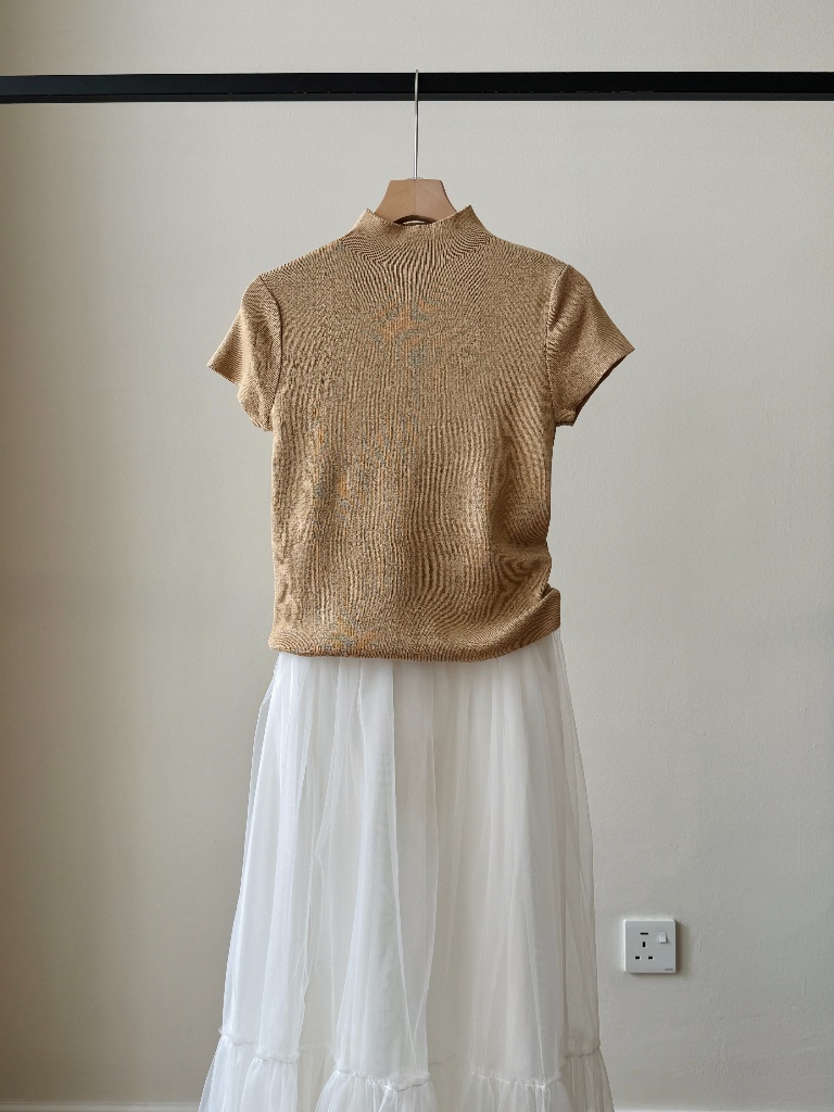 Nely Cap Sleeve Knit Top (Discounted-Free size)