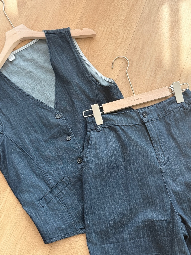 Lauren Denim Vest & Shorts Set (Discounted-M size)