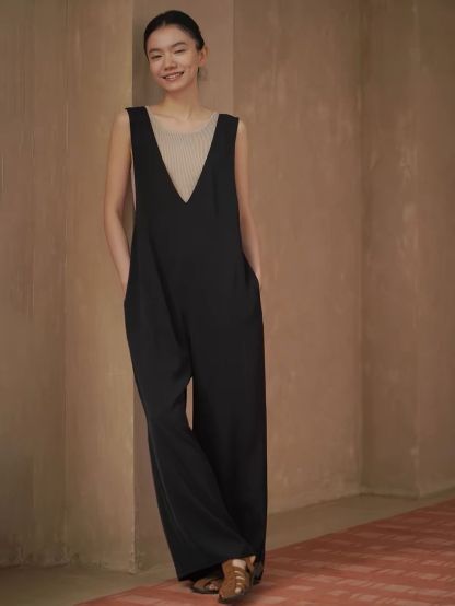 River Suspender Jumpsuit
