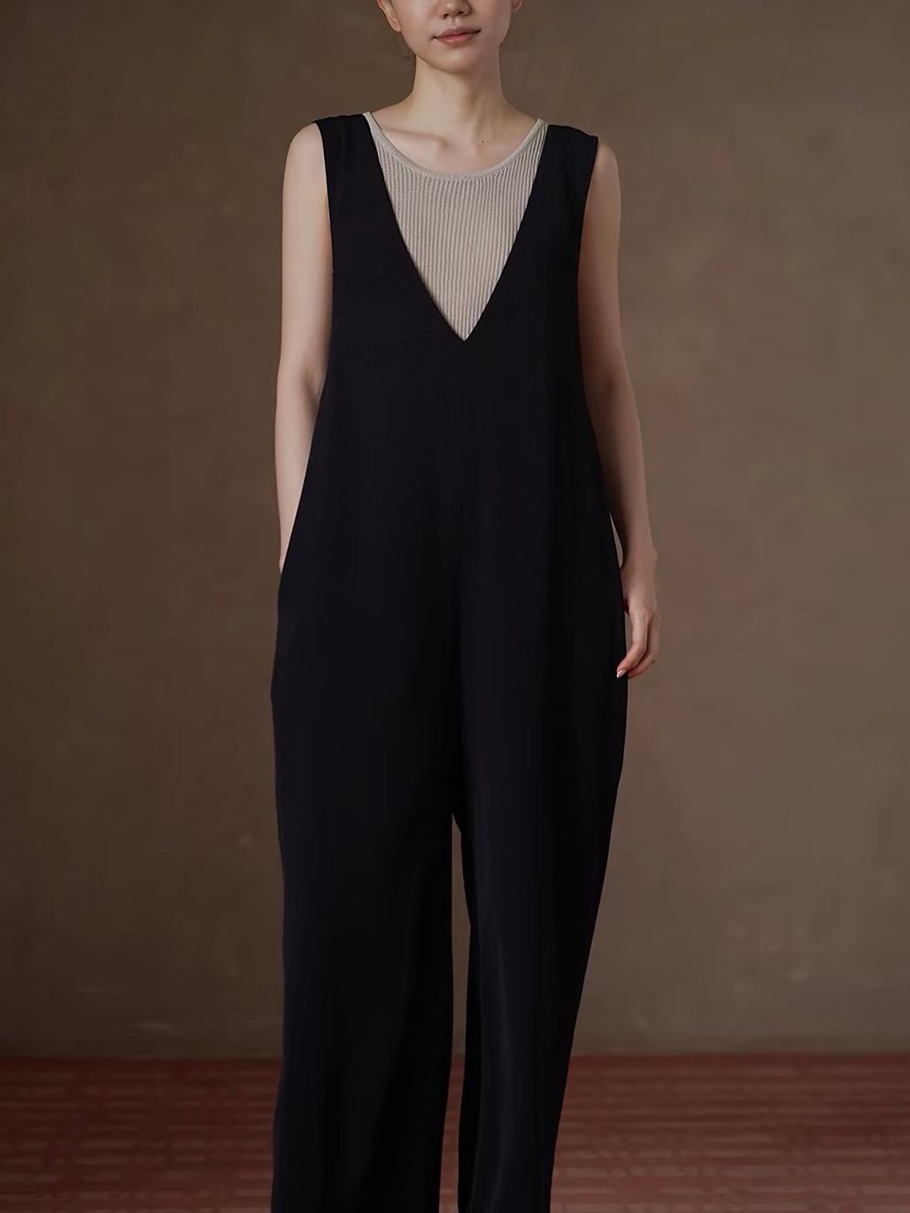 River Suspender Jumpsuit