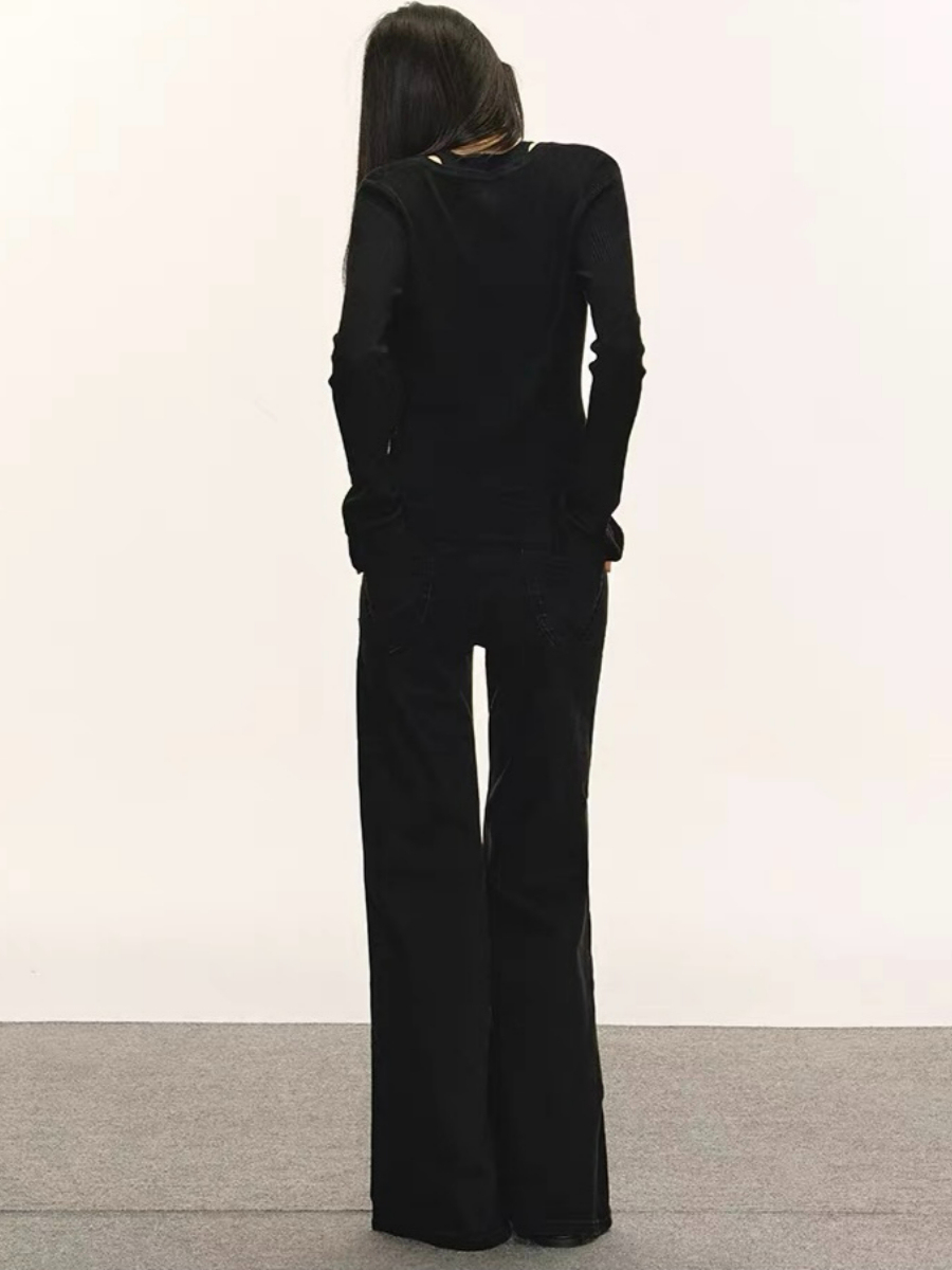 Derin Halter Neck Knit Top & Cardigan