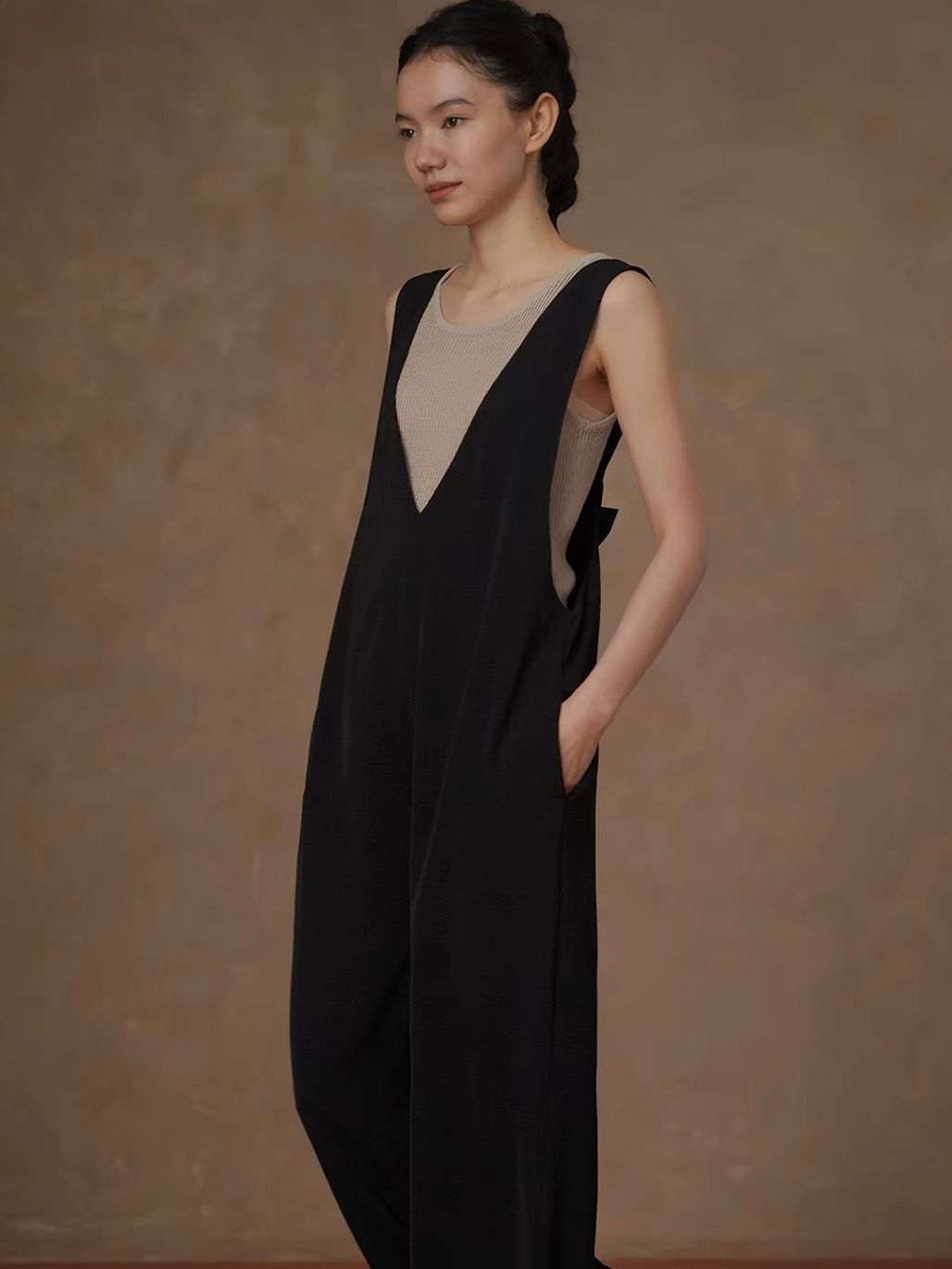 River Suspender Jumpsuit