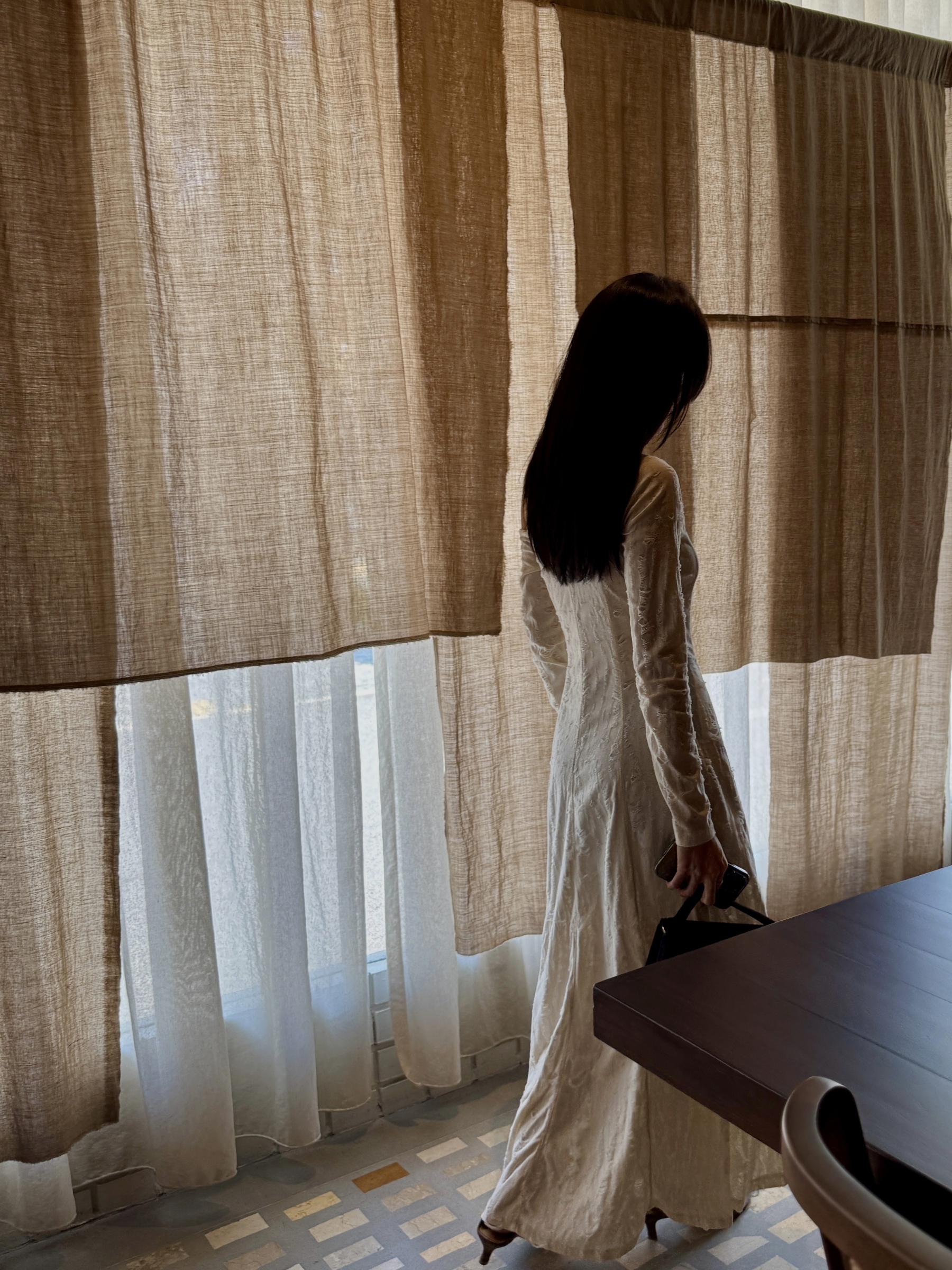 Arya Asymmetric Torn One Shoulder Maxi Dress