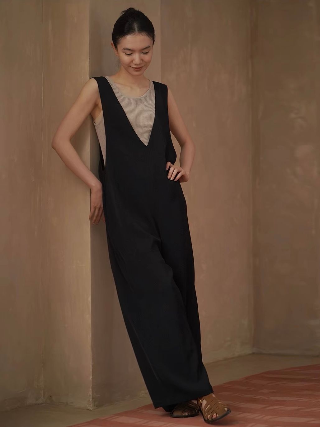 River Suspender Jumpsuit