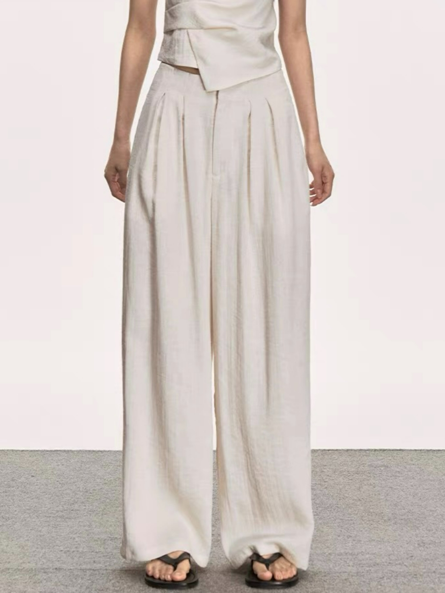 Delfyna Asymmetric Tube Top & Pants Set