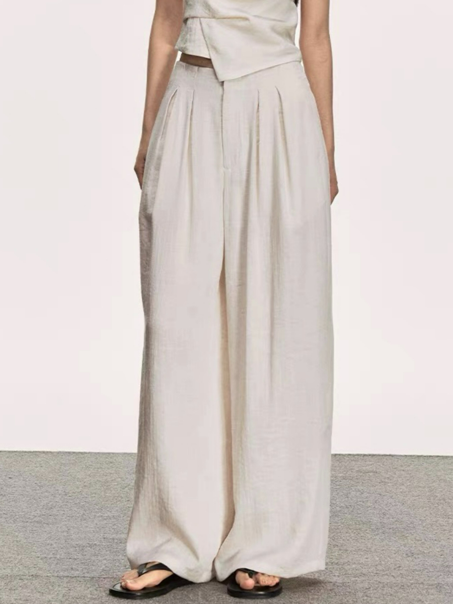 Delfyna Asymmetric Tube Top & Pants Set