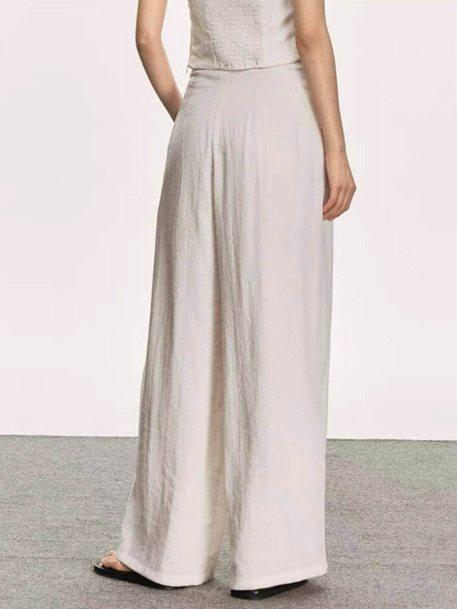 Delfyna Asymmetric Tube Top & Pants Set