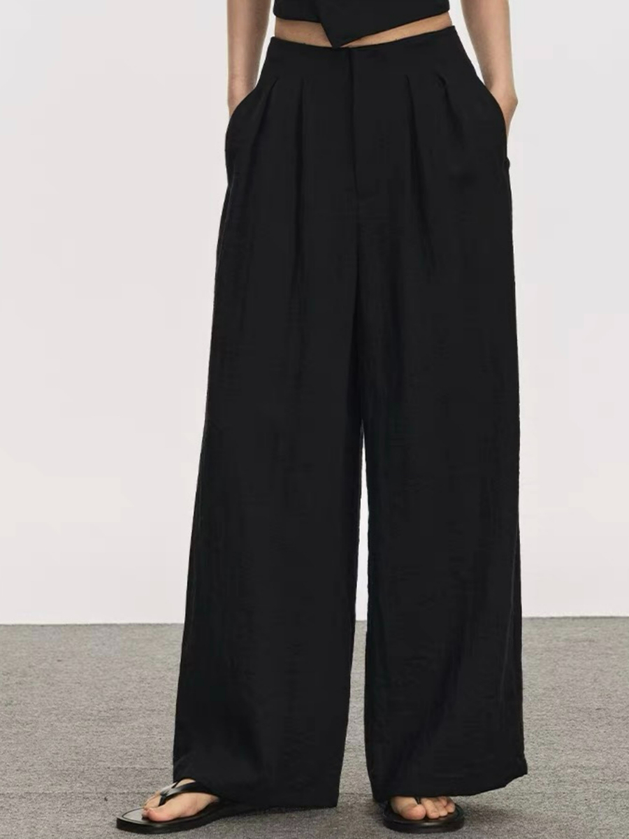 Delfyna Asymmetric Tube Top & Pants Set