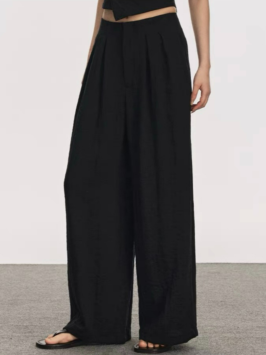 Delfyna Asymmetric Tube Top & Pants Set