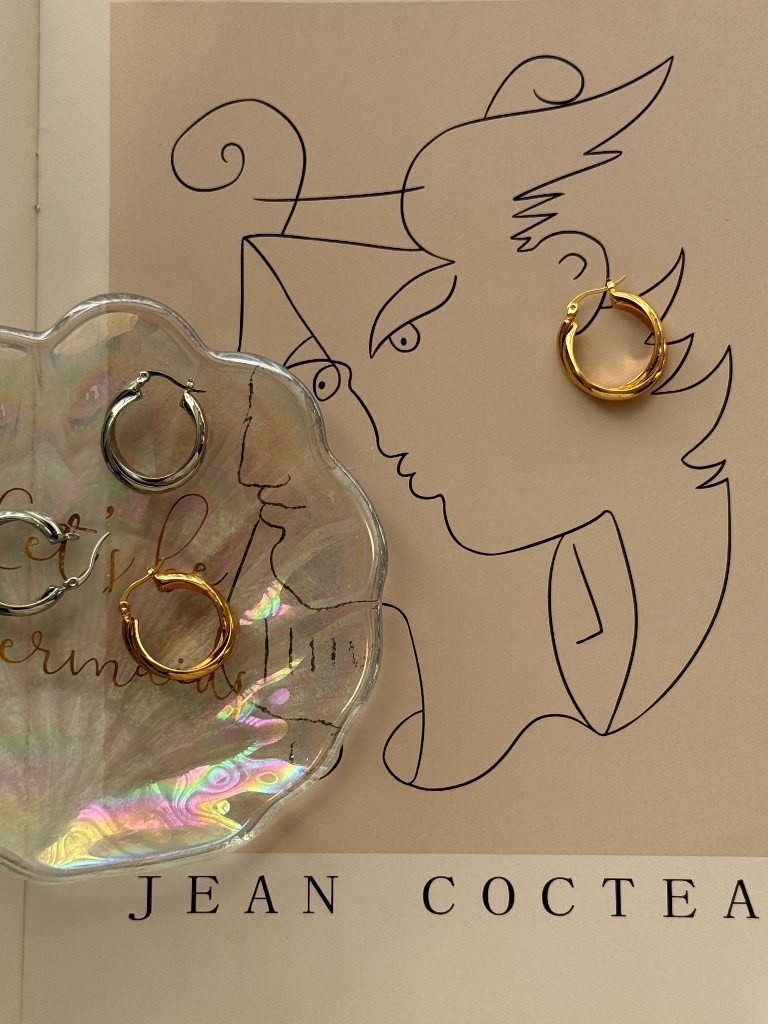 Chae-Won Double Hoop Earrings