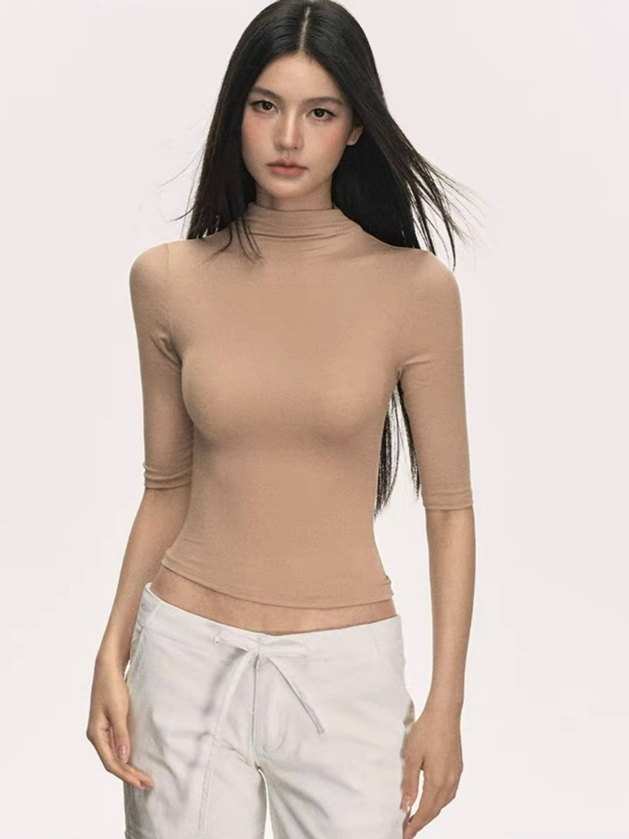 Dede Mid Neck Top