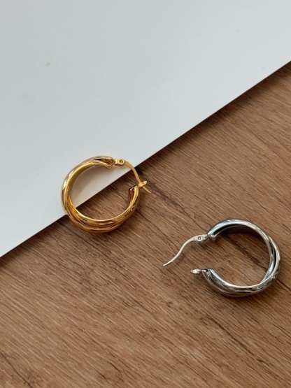 Chae-Won Double Hoop Earrings