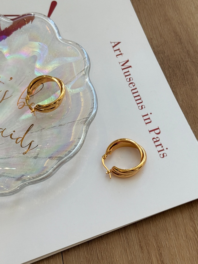 Chae-Won Double Hoop Earrings