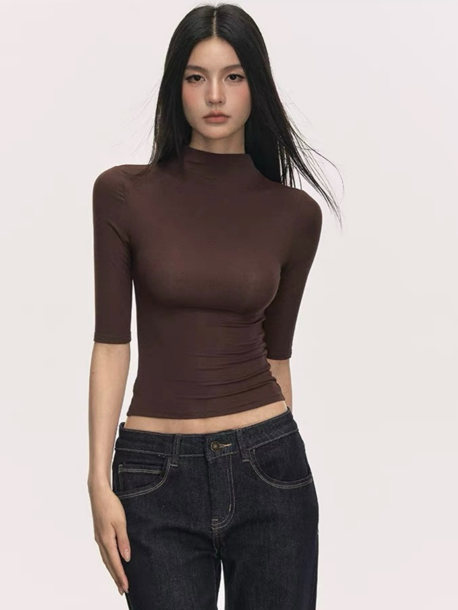 Dede Mid Neck Top